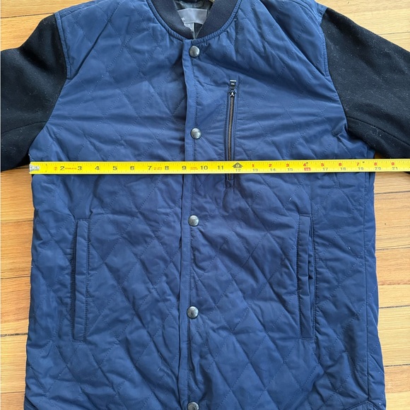 Vince Mixed-Media Wool Bomber Jacket - Picture 6 of 7